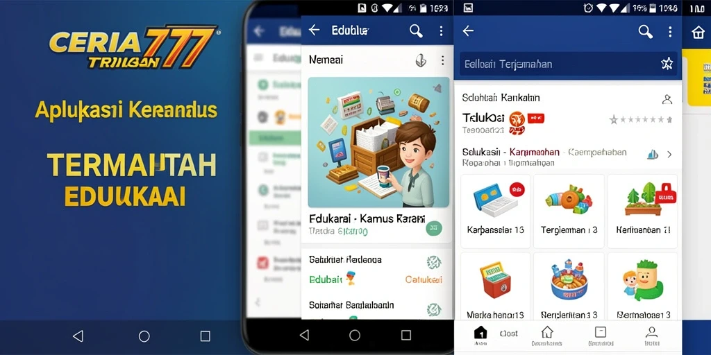 Tampilan antarmuka aplikasi CERIA777 yang intuitif dan modern.