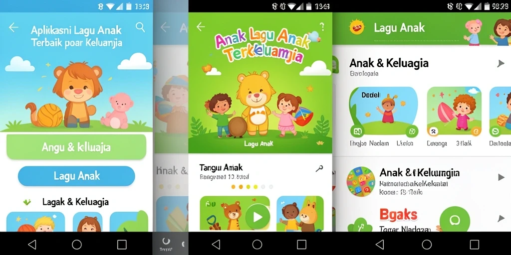 Antarmuka DYO1 yang ceria dan ramah anak.