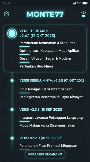 Riwayat Versi monte77 untuk Pengguna Android